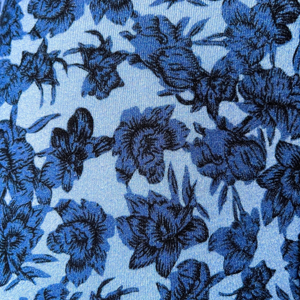 Whistles Women Blue Floral midi dress long sleeves size US8 NWT - Picture 4 of 16